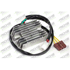 Rick's Motorsports Electrics Universal OEM Style Rectifier-Regulator for Vespa GTS 250 '05-15